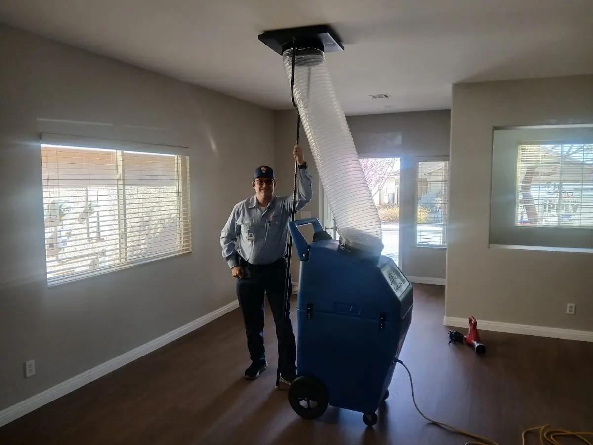 Professional Dryer Vent Cleaning work inside a Lincolnia home